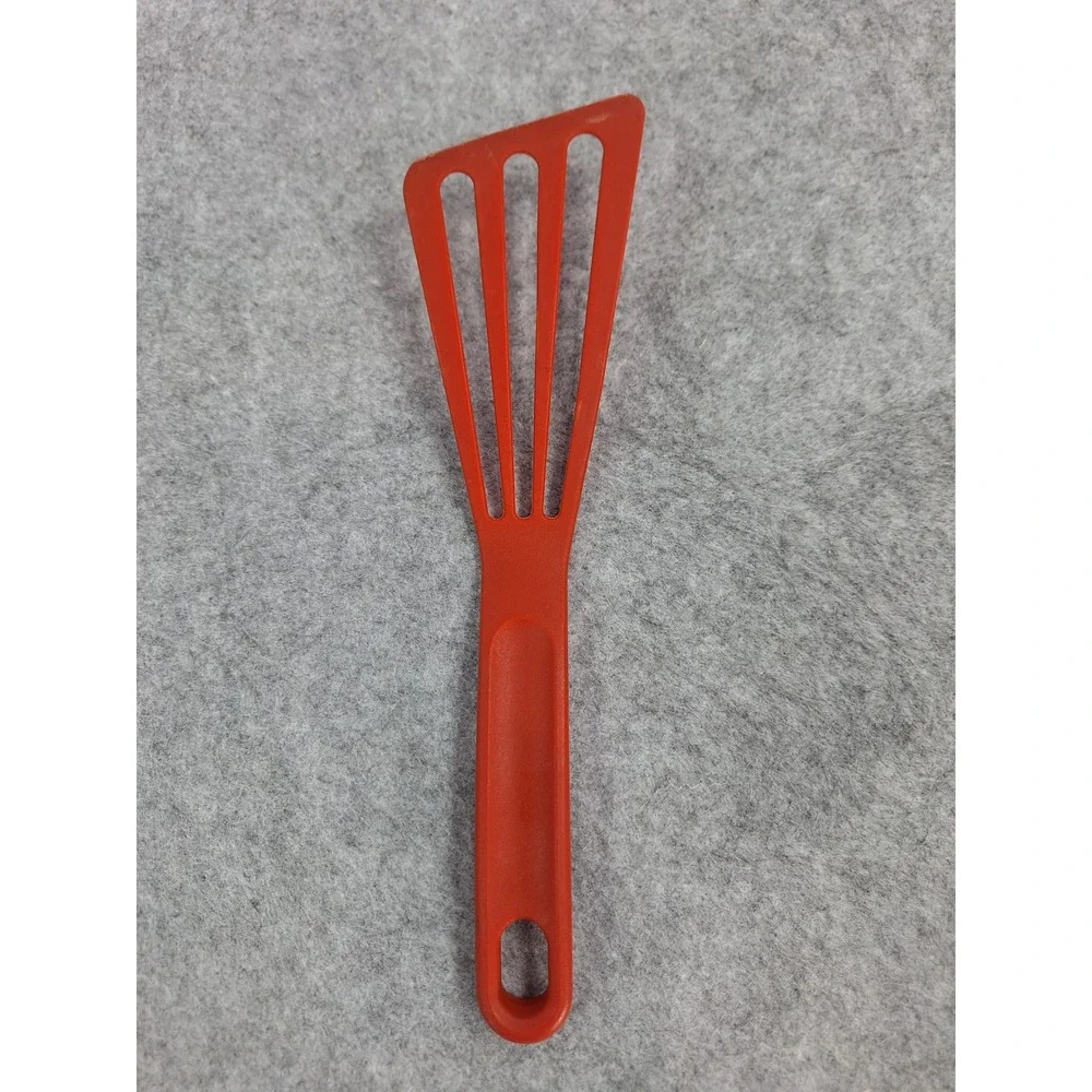 Red Slotted Spatula Kitchen Utensil Heat Resistant Up To 204 C 400 F